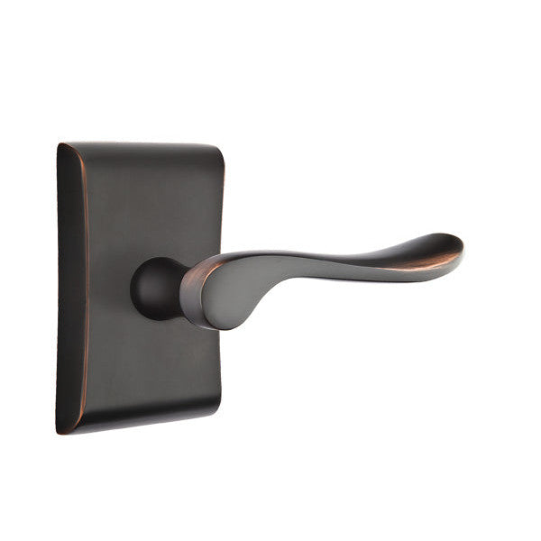 ##Antique Hardware## Emtek Solid Brass Luzern Lever With Neos Rosette (Several Finish Options)