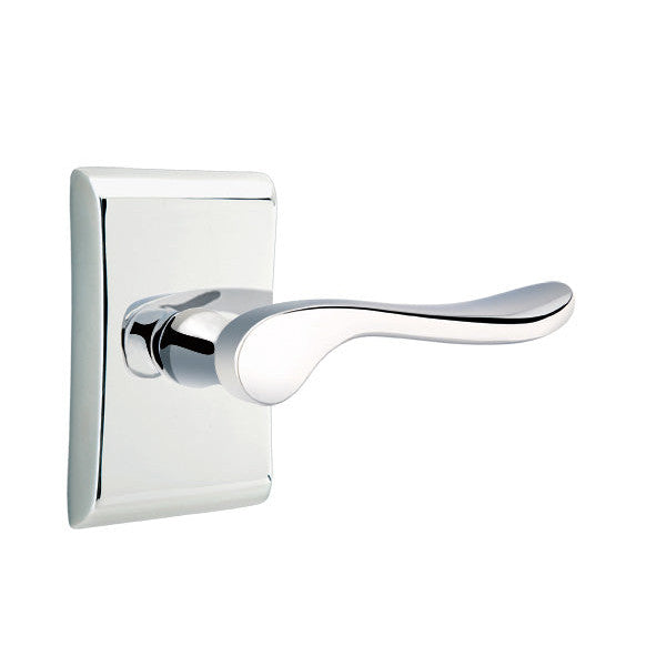 ##Antique Hardware## Emtek Solid Brass Luzern Lever With Neos Rosette (Several Finish Options)