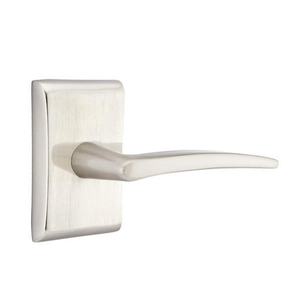 Antique Hardware Emtek Solid Brass Poseidon Lever With Neos Rosette EMTEK LEVER DOOR KNOB