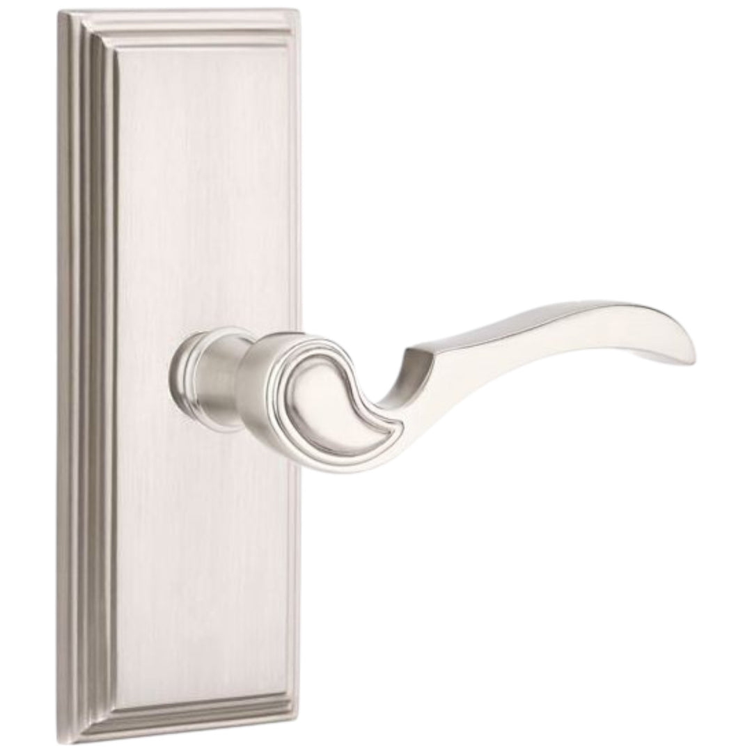 ##Antique Hardware## Emtek Solid Brass Coventry Lever With Wilshire Backplate (Several Finish Options)