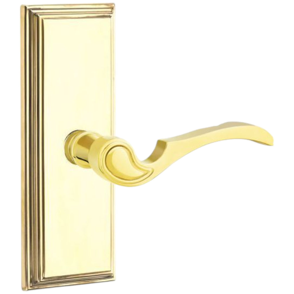 ##Antique Hardware## Emtek Solid Brass Coventry Lever With Wilshire Backplate (Several Finish Options)