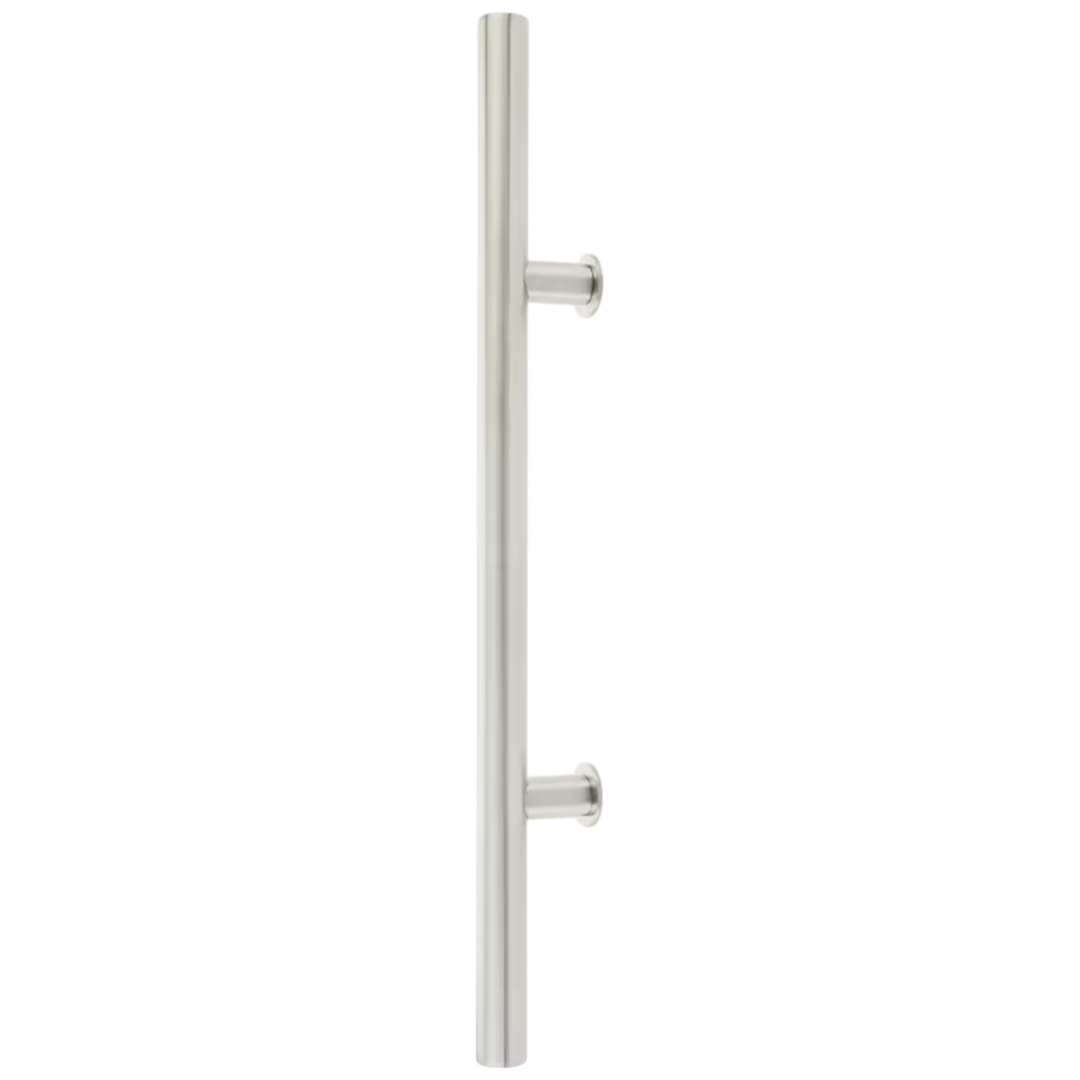 Long Round Stainless Steel Door Pull (Several Sizes & Finishes)