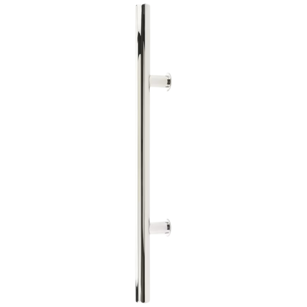 Long Round Stainless Steel Door Pull (Several Sizes & Finishes)