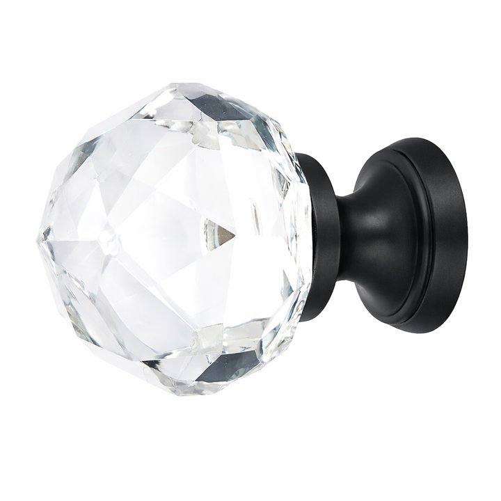 1 Inch Crystal Glass Diamond Cabinet & Furniture Knob
