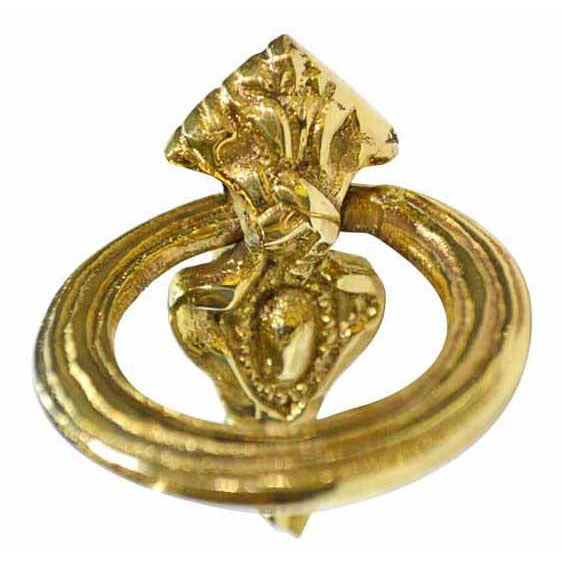 ##Antique Hardware## 2 Inch Victorian Cabinet Ring Drop Pull