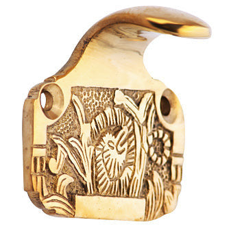 ##Antique Hardware## Solid Brass Laurel Style Pattern (Polished Brass Finish)