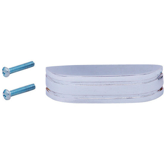 ##Antique Hardware## 2 3/4 Inch Overall ( 2 1/2 Inch c-c) Solid Brass Art Deco Simple Cup Pull (Polished Chrome Finish)