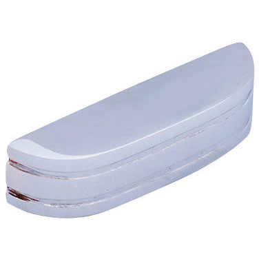 ##Antique Hardware## 2 3/4 Inch Overall ( 2 1/2 Inch c-c) Solid Brass Art Deco Simple Cup Pull (Polished Chrome Finish)