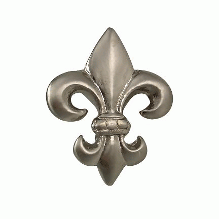 ##Antique Hardware## 1 5/8 Inch Fleur de Lis Cabinet & Furniture Knob