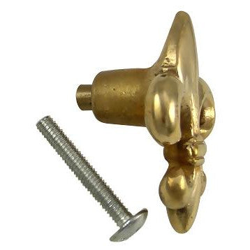 ##Antique Hardware## 1 5/8 Inch Fleur de Lis Cabinet & Furniture Knob