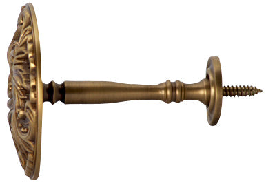 ##Antique Hardware## Solid Brass Baroque Curtain Tie Back (Several Finishes Available)