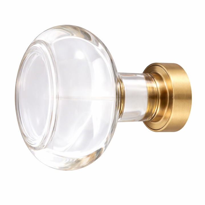 1 1/4 Inch Glass Georgetown Cabinet & Furniture Knob