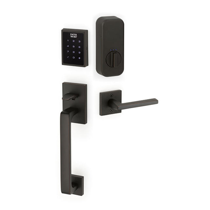 Antique Hardware EmTek EMP0103 Electronic Motorized Touchscreen Keypad Baden Entry Set Electronic Keypad Entryway Sets