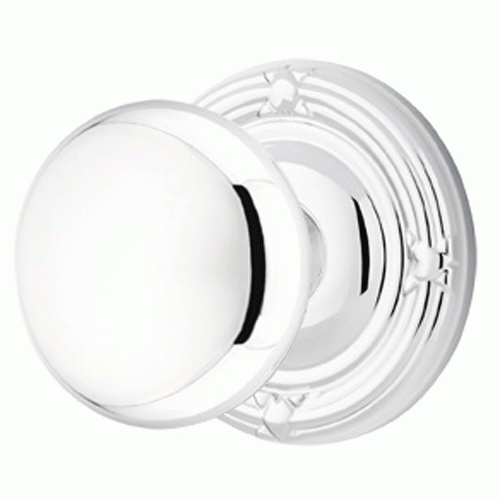 ##Antique Hardware## 2 1/4 Inch Solid Brass Providence Door Knob Set With Ribbon & Reed Rosette (Several Finish Options)