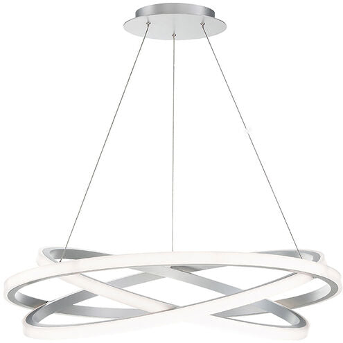 ##Antique Hardware## Veloce LED 38 inch Titanium Chandelier Ceiling Light 38in