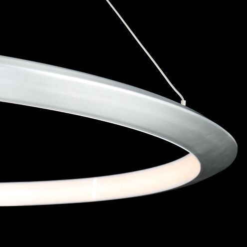 ##Antique Hardware## The Ring LED 48 inch Chandelier Ceiling Light in 3000K 48in Brushed Aluminum