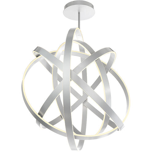 ##Antique Hardware## Kinetic LED Titanium Chandelier Ceiling Light 60in