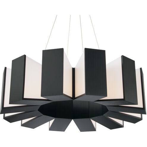 ##Antique Hardware## Chronos Pendant Ceiling Light 12 Light 34 inch Black