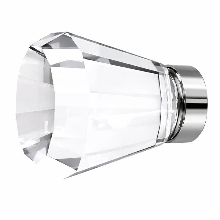 1 1/4 Inch Crystal Glass Brookmont Cabinet & Furniture Knob