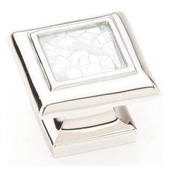 Antique Hardware 1 3/8 Inch Symphony Inlays Mother of Pearl Square Cabinet & Furniture Knob CABINET KNOB