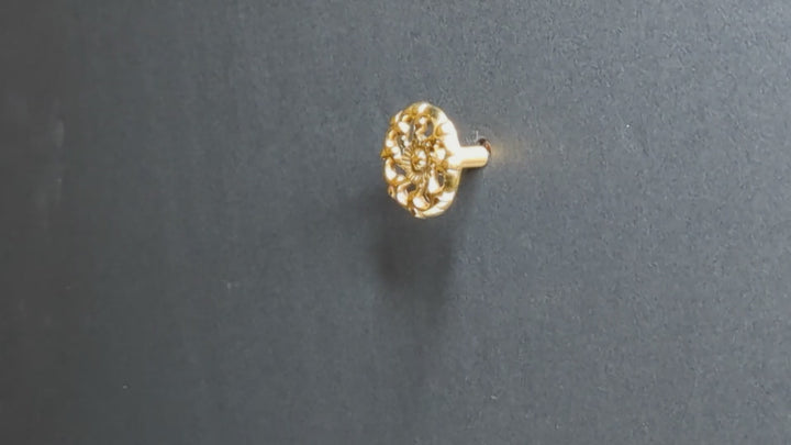 1 1/2 Inch Spigot Style Cabinet Knob (Several Finishes Available)