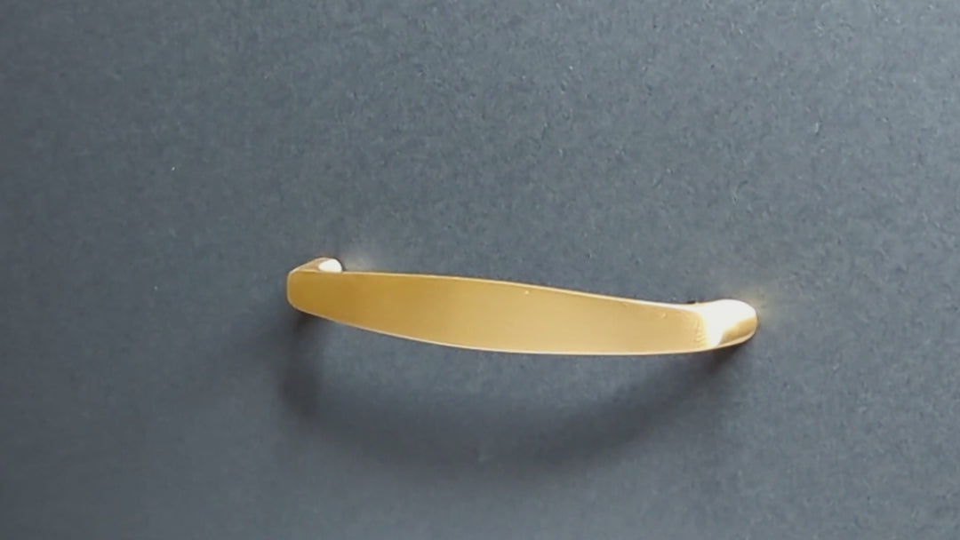 5 1/2 Inch Overall (5 Inch c-c) Solid Brass Traditional Pull (Several Finishes Available)