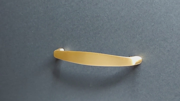 5 1/2 Inch Overall (5 Inch c-c) Solid Brass Traditional Pull (Several Finishes Available)