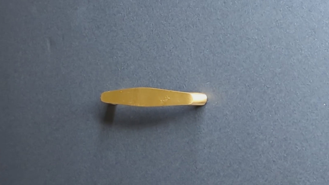 4 Inch Overall (3 3/4 Inch c-c) Solid Brass Traditional Pull (Several Finishes Available)