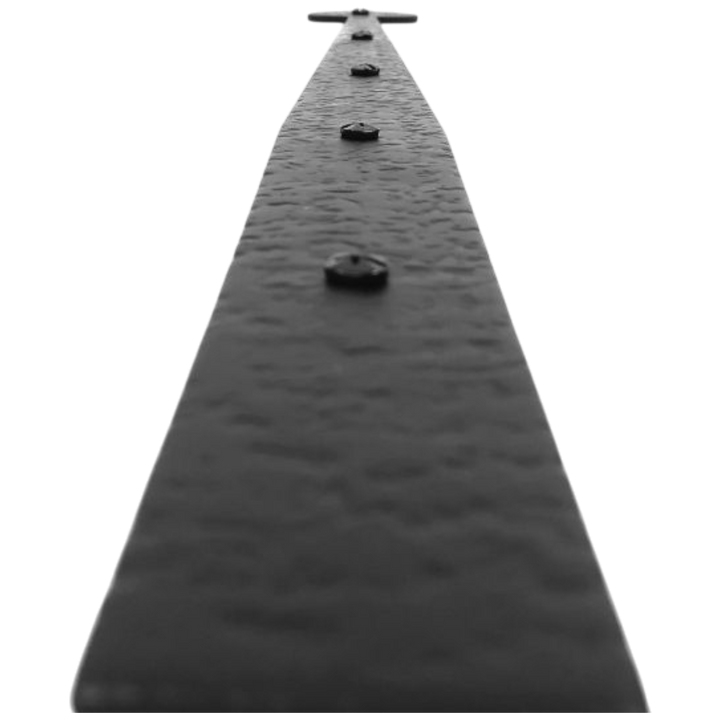 21-1/4 Inch Rough Iron Bean Strap Hinge