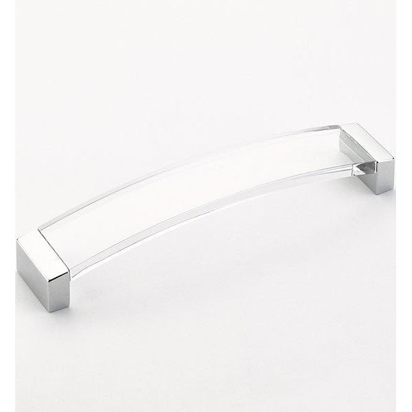 ##Antique Hardware## 6 5/8 Inch (6 1/4 Inch c-c) Positano Arched Clear Pull