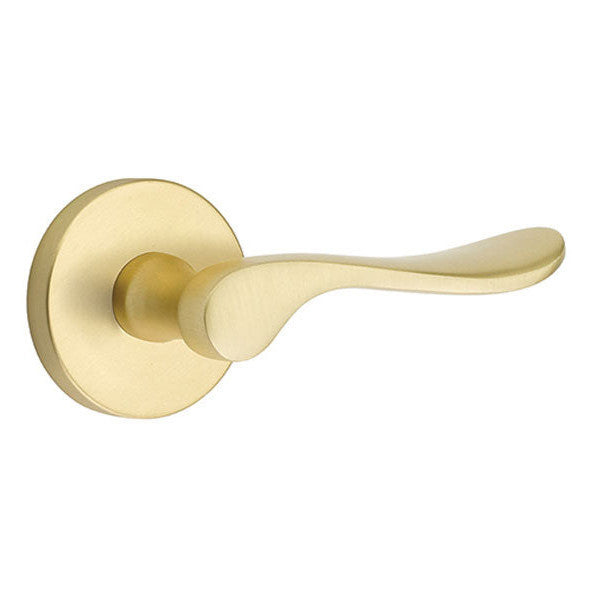 Antique Hardware Emtek Solid Brass Luzern Lever With Disk Rosette (Several Finishes Available) EMTEK LEVER DOOR KNOB
