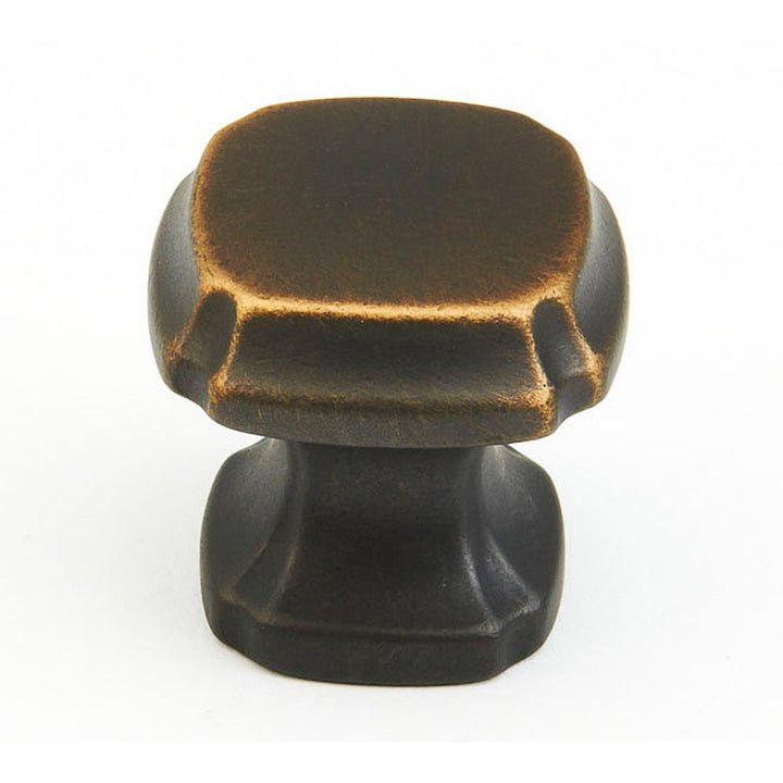 ##Antique Hardware## 1 3/8 Inch Empire Square Cabinet & Furniture Knob