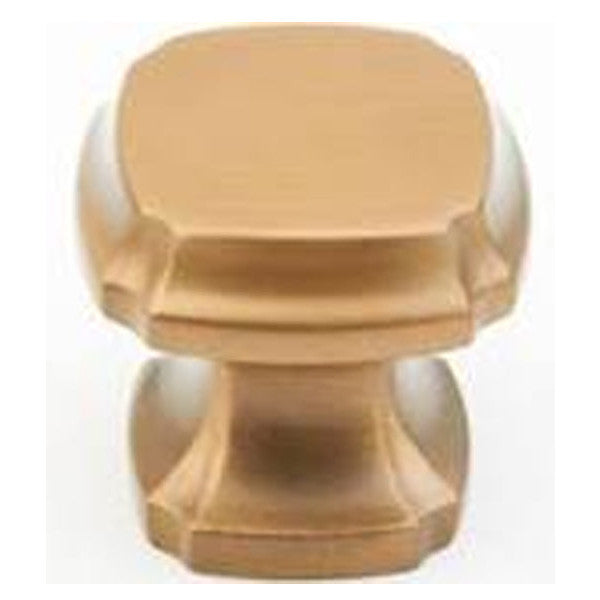 ##Antique Hardware## 1 3/8 Inch Empire Square Cabinet & Furniture Knob