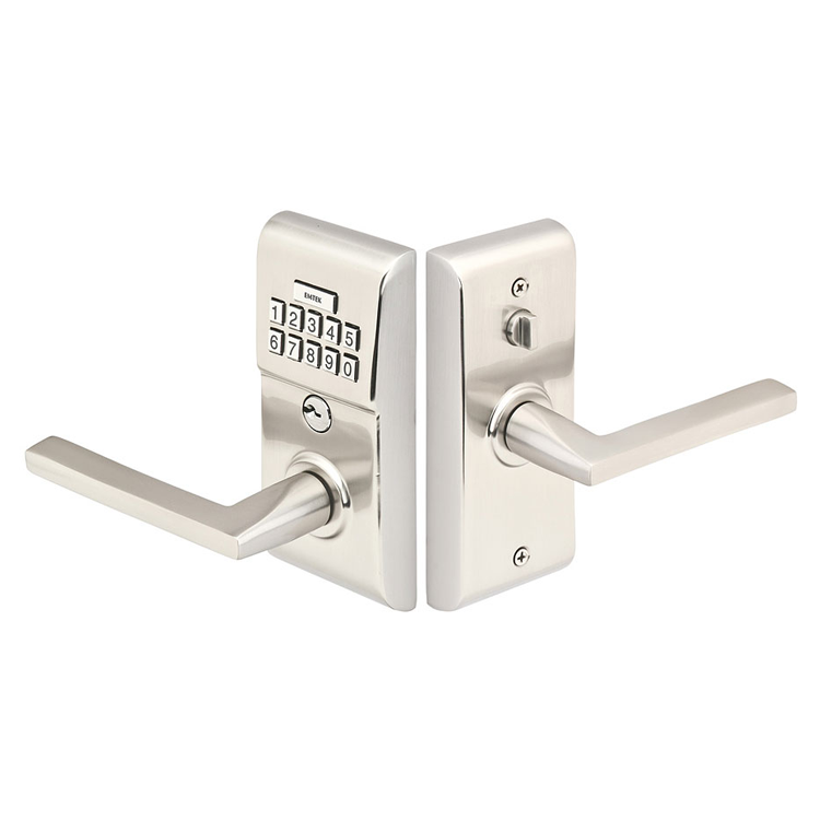 Antique Hardware EmTek E2020 Electronic Keypad Leverset Electronic Keypad Entryway Sets