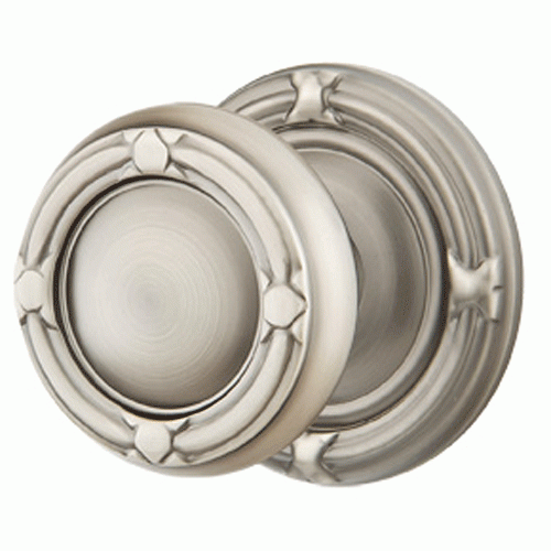 ##Antique Hardware## Solid Brass Ribbon & Reed Door Knob Set With Ribbon & Reed Rosette (Several Finish Options)