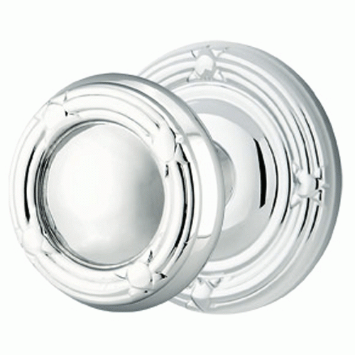 ##Antique Hardware## Solid Brass Ribbon & Reed Door Knob Set With Ribbon & Reed Rosette (Several Finish Options)