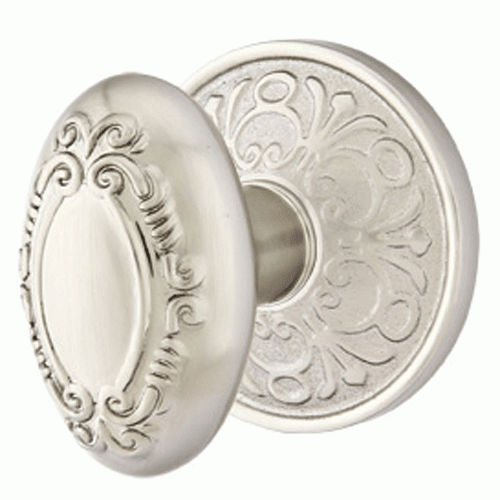 ##Antique Hardware## Solid Brass Victorian Door Knob Set With Lancaster Rosette (Several Finish Options)