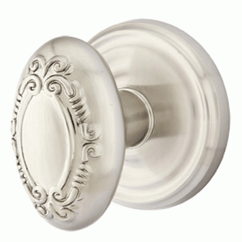 ##Antique Hardware## Solid Brass Victoria Door Knob Set With Regular Rosette (Several Finish Options)