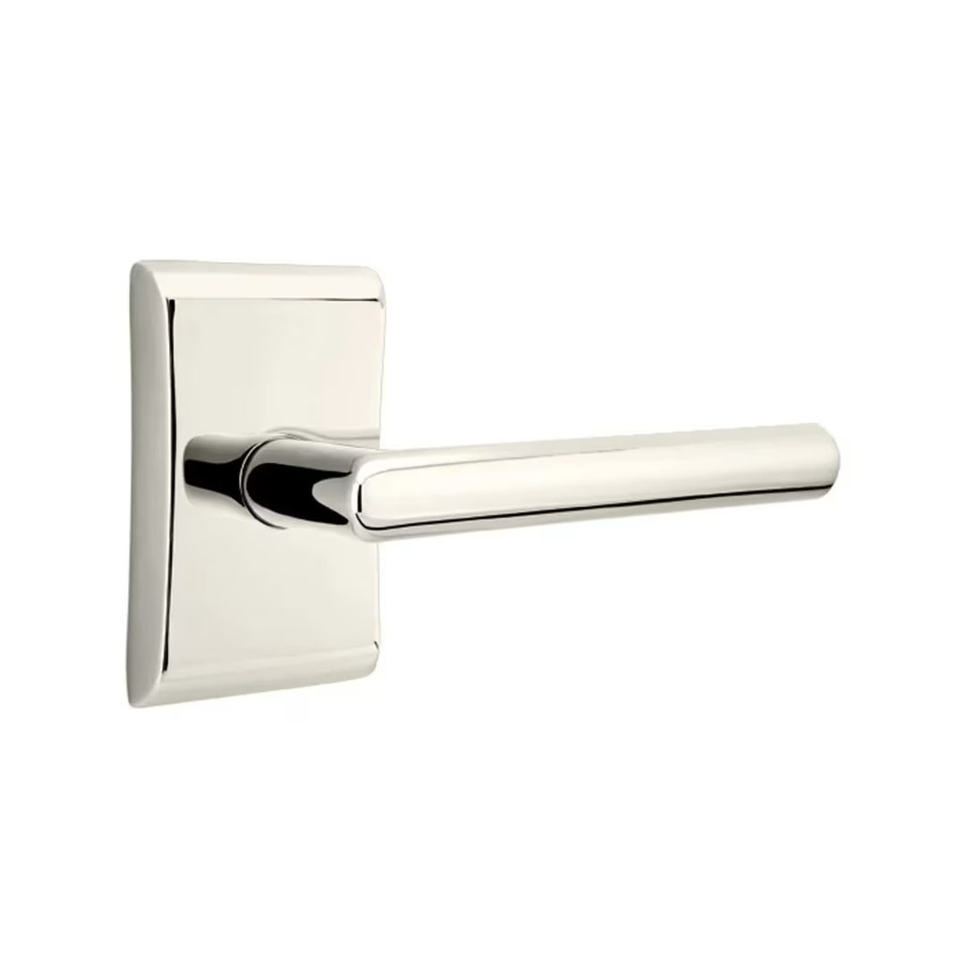 ##Antique Hardware## Emtek Solid Brass Stuttgart Lever With Neos Rosette