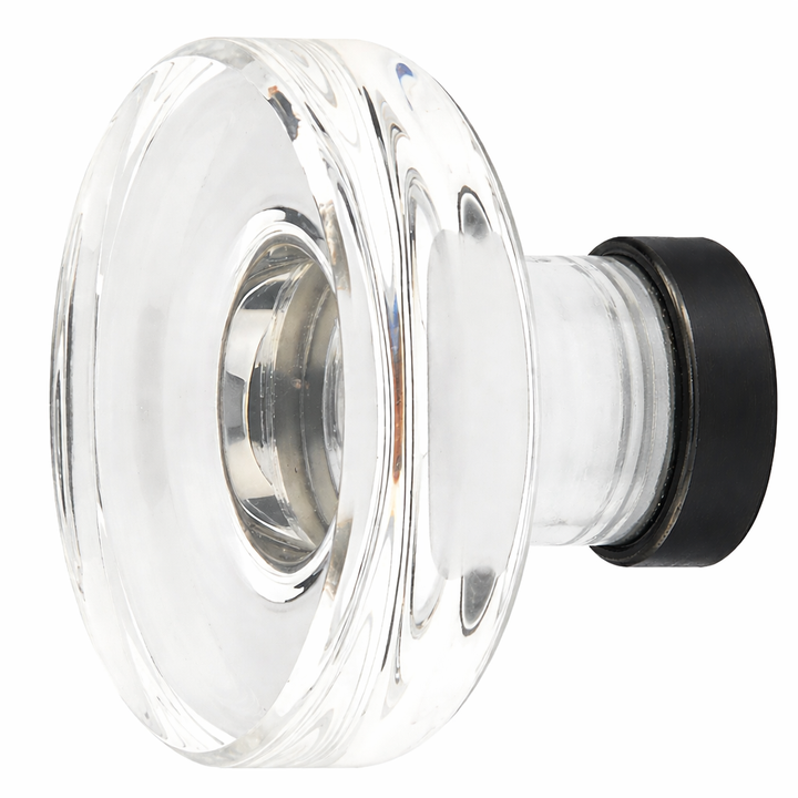 1 1/4 Inch Clear Crystal Glass Grayson Cabinet & Furniture Knob