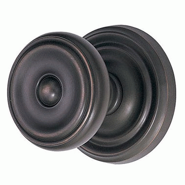 ##Antique Hardware## Solid Brass Waverly Door Knob Set With Regular Rosette (Several Finish Options)