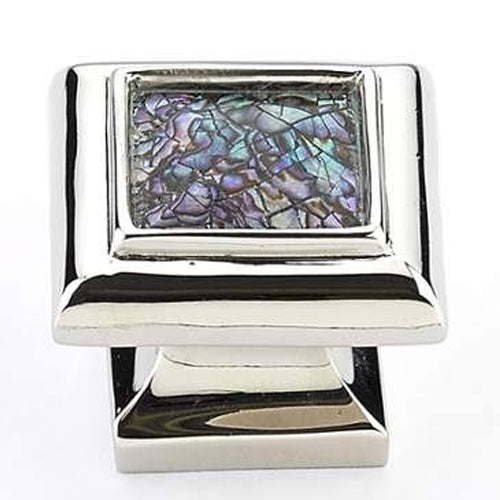 ##Antique Hardware## 1 3/8 Inch Symphony Inlays Imperial Shell Cabinet & Furniture Knob