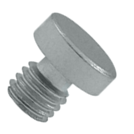 ##Antique Hardware## 1/8 Inch Solid Brass Button Tip Cabinet Finial