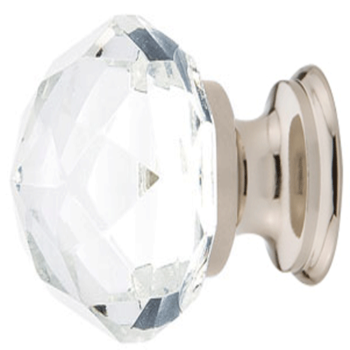 ##Antique Hardware## 1 Inch Crystal Glass Diamond Cabinet & Furniture Knob