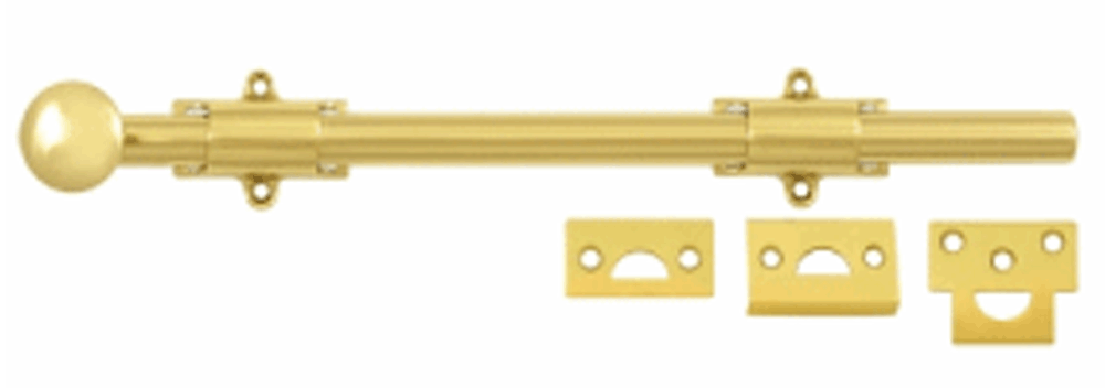 Antique Hardware 12 Inch Deltana Heavy Duty Surface Bolt SURFACEBOLT