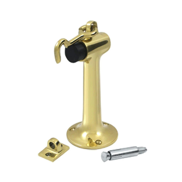 Antique Hardware Floor Mounted Bumper Door Stop With Hook & Eye DOOR STOP