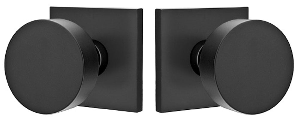 Antique Hardware Emtek Solid Brass Round Door Knob Set With Square Rosette (Several Finishes Available) EMTEK DOOR KNOB