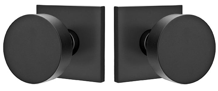 Antique Hardware Emtek Solid Brass Round Door Knob Set With Square Rosette (Several Finishes Available) EMTEK DOOR KNOB