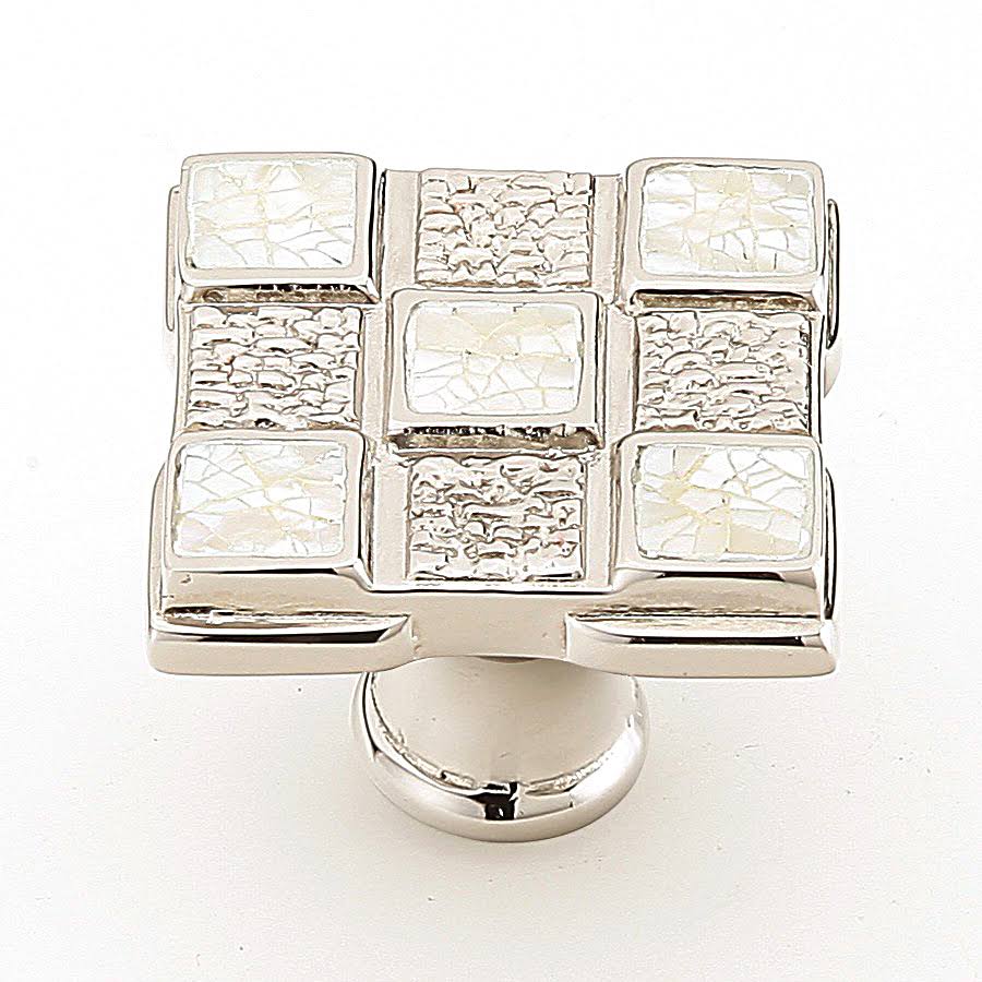 Antique Hardware 1 1/4 Inch Avalon Bay Symphony Square Cabinet & Furniture Knob CABINET KNOB