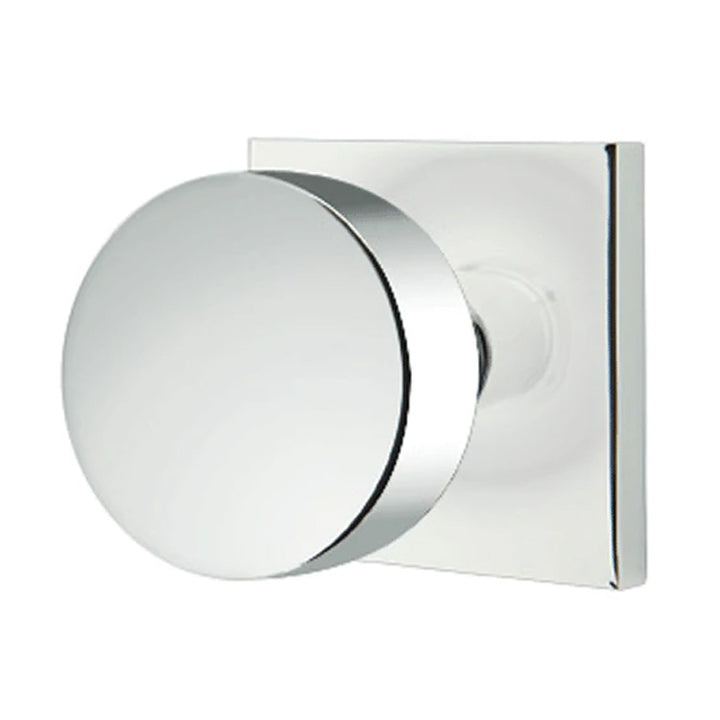 Antique Hardware Emtek Solid Brass Round Door Knob Set With Square Rosette (Several Finishes Available) EMTEK DOOR KNOB